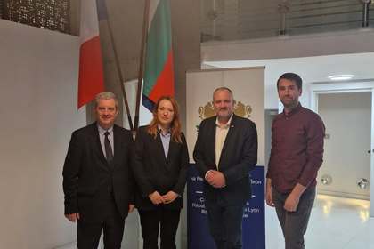 Работна среща в Генералното консулство с председателя на Камарата на професиите и занаятите в Лион